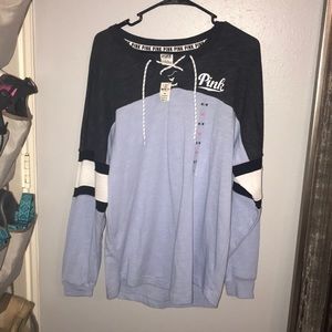 Victoria Secret Lace up shirt